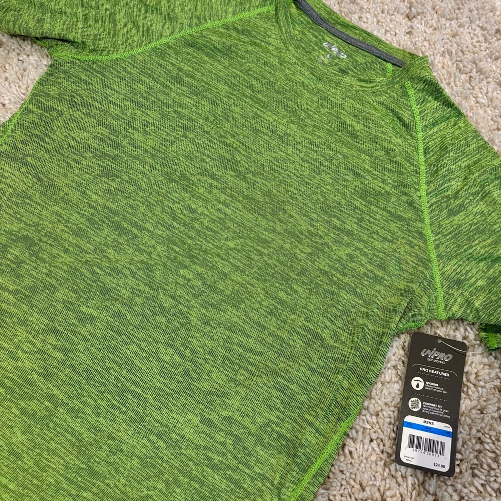 Quick dry Green Short Sleeve Men's Tee